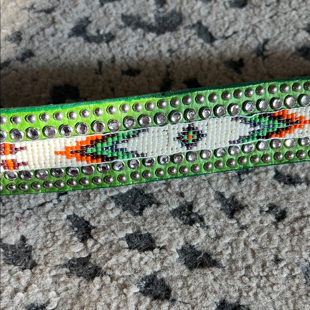 Green Rhinestone‎ Belt - Picture 3 of 8